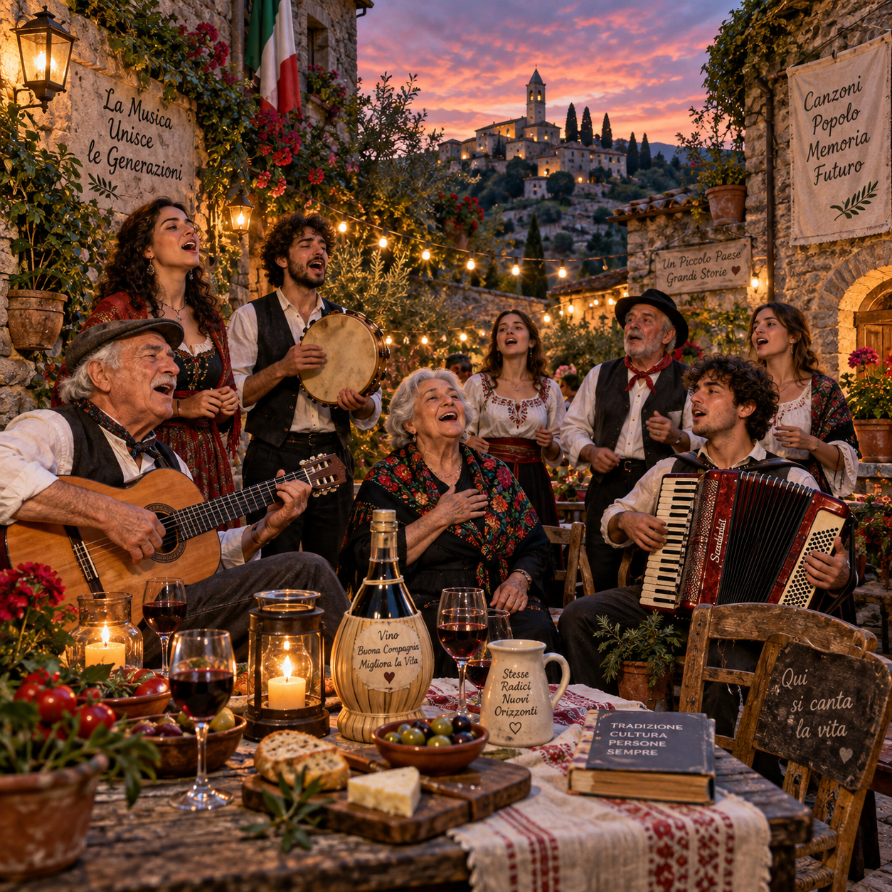 Racconti di vita attraverso i canti popolari italiani